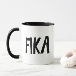 Fika Zweden zweedse koffiepauze Mok