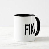 Fika Zweden zweedse koffiepauze Mok (Voorkant rechts)