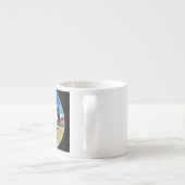 Fikeshot door het wiel espresso kop (Achterkant)