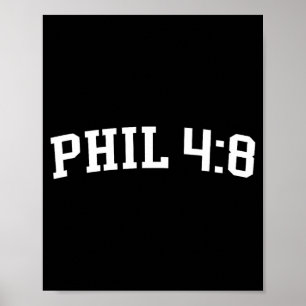Fil 4:8 poster