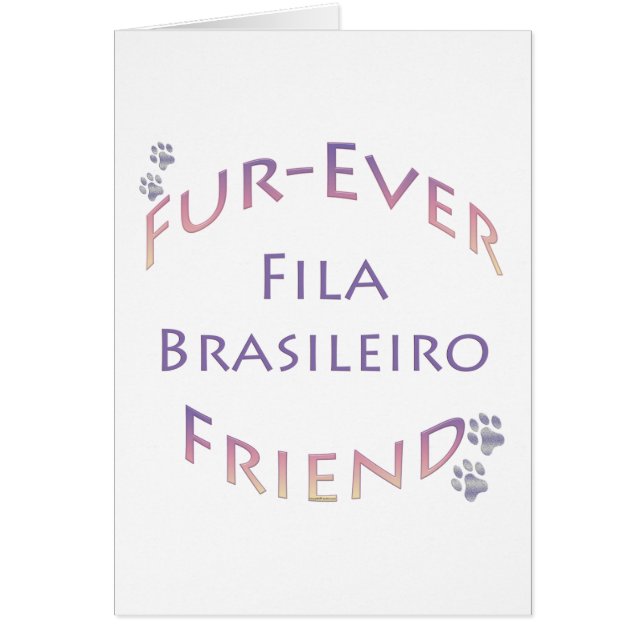 Fila Brasileiro Furever (Voorkant)