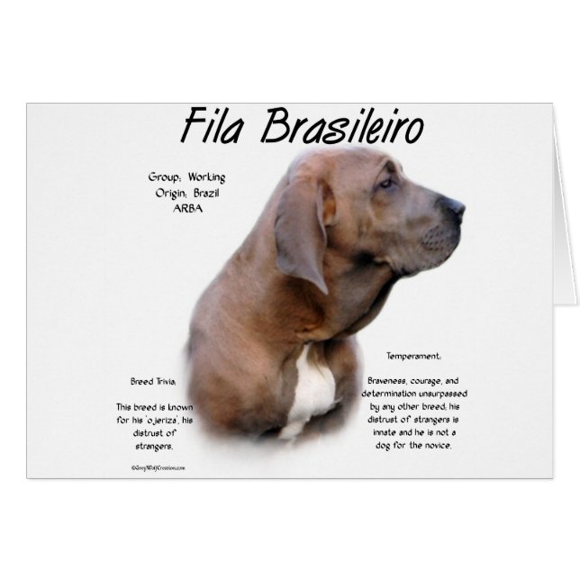 Fila Brasileiro Geschiedenisontwerp (Voorkant Horizontaal)