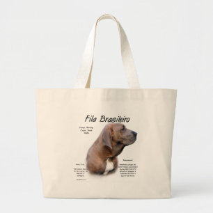 Fila Brasileiro Geschiedenisontwerp Grote Tote Bag