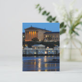 Filadelphia Art Museum en Fairmount Water Works Briefkaart (Staand voorkant)