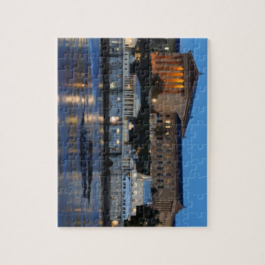 Filadelphia Art Museum en Fairmount Water Works Legpuzzel (Verticaal)
