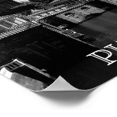 Filadelphia Art Museum en Water Poster (Hoek)