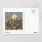 filadelphia skyline briefkaart (Achterkant)