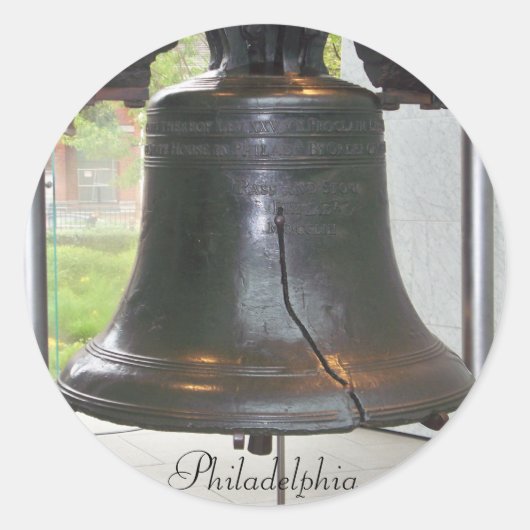 FILADELPHIA'S GROTE RUND STICKER (Voorkant)