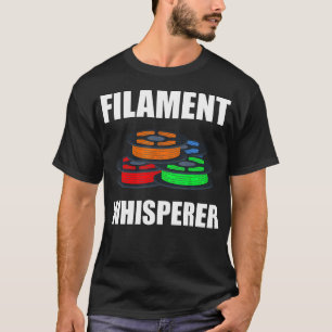 Filament Whisperer 3D-printer 3D-printen T-shirt