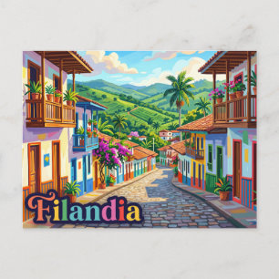 Filandia Colombia Briefkaart