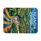 Filandia Colombia Reizen Magneet (Horizontaal)