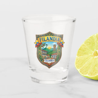 Filandia Colombia Shot Glas