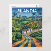 Filandia Colombia Travel Briefkaart (Voorkant / Achterkant)
