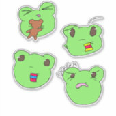 Filbert and his many expressions sticker (Voorkant)