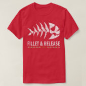 Filet en release T T-shirt (Design voorkant)