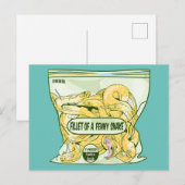 FILET VAN EEN FENNY SLANG Macbeth Briefkaart (Voorkant / Achterkant)