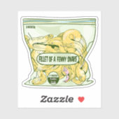 FILET VAN EEN FENNY SLANG Macbeth Sticker (Vel)