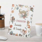 Filets en -behandelingen van witte bosjes reclamebord met voetstuk (Insitu)