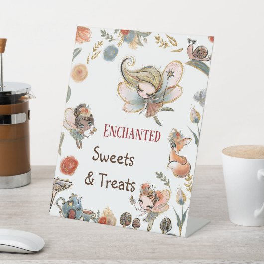 Filets en -behandelingen van witte bosjes reclamebord met voetstuk (Insitu)