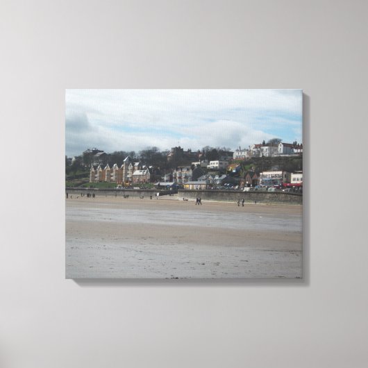 Filey Seafront Canvas Afdruk (Voorkant)