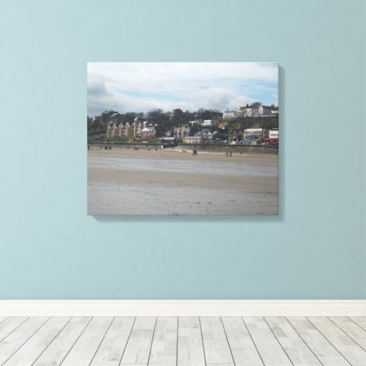 Filey Seafront Canvas Afdruk (Insitu (Houten vloer))