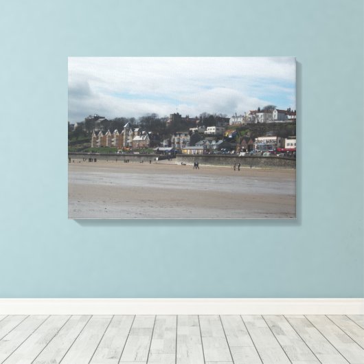 Filey Seafront Canvas Afdruk (Insitu (Houten vloer))