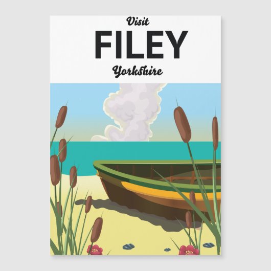 Filey, Yorkshire kustreisposter (Voorkant)