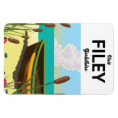 Filey, Yorkshire kustreisposter Magneet (Horizontaal)