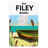Filey, Yorkshire kustreisposter Magneet (Verticaal)