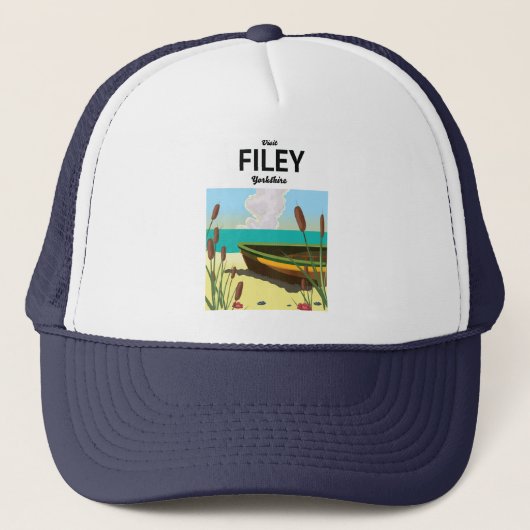 Filey, Yorkshire kustreisposter Trucker Pet (Voorkant)