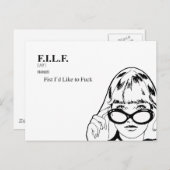 FILF BRIEFKAART (Voorkant / Achterkant)