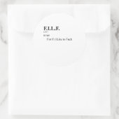 FILF RONDE STICKER (Tas)