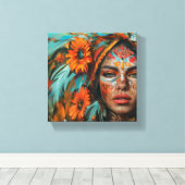 Filha da Terra Canvas Afdruk (Insitu (Houten vloer))