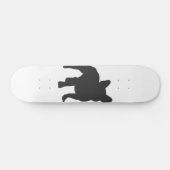 Filhouette hond van de Franse hond Bulldog Persoonlijk Skateboard (Horizontaal)
