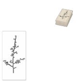Filiaal van Winterberry Art Stamp Rubberstempel (Gestempeld)