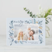 Filialen | Foto van Elegant Feestdagenkaart (Staand voorkant)