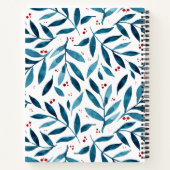 filialen van de  waterverf - turquoise en red notitieboek (Achterkant)