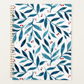 filialen van de  waterverf - turquoise en red planner (Voorkant)