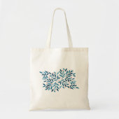filialen van de  waterverf - turquoise en red tote bag (Voorkant)