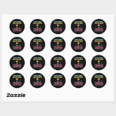Filibuster Kampioen 2025 – Achievement Unlocked Ronde Sticker (Vel)