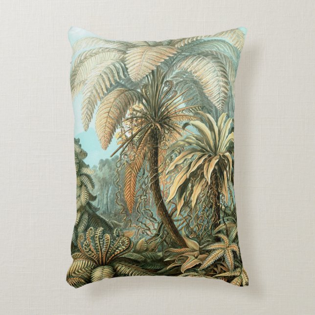 Filicinae door Ernst Haeckel,  varens Planten Accent Kussen (Voorkant(Verticaal))