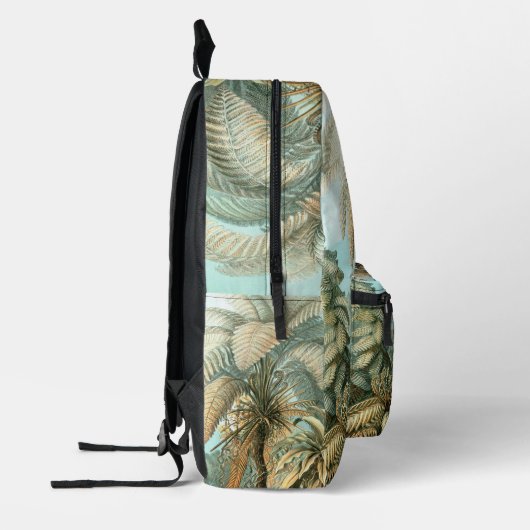 Filicinae door Ernst Haeckel,  varens Planten Bedrukte Rugzak (Links)