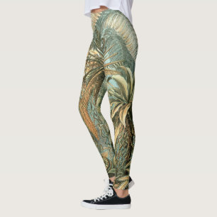Filicinae door Ernst Haeckel,  varens Planten Leggings