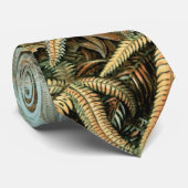 Filicinae door Ernst Haeckel,  varens Planten Stropdas (Opgerold)