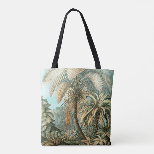 Filicinae door Ernst Haeckel,  varens Planten Tote Bag (Achterkant)