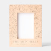 filigraan familienaam en datum gegraveerde lijstjes (Voorkant)