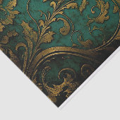 Filigraan - Groen en Goud Tissuepapier (Detail)