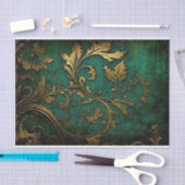 Filigraan - Groen en Goud Tissuepapier (Craft)