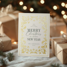 filigraan-Lijst Folie Feestdagenkaart