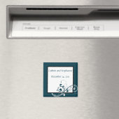 Filigraan Marine/Witte Huwelijksmagneet Magneet (Insitu (Vaatwasser))